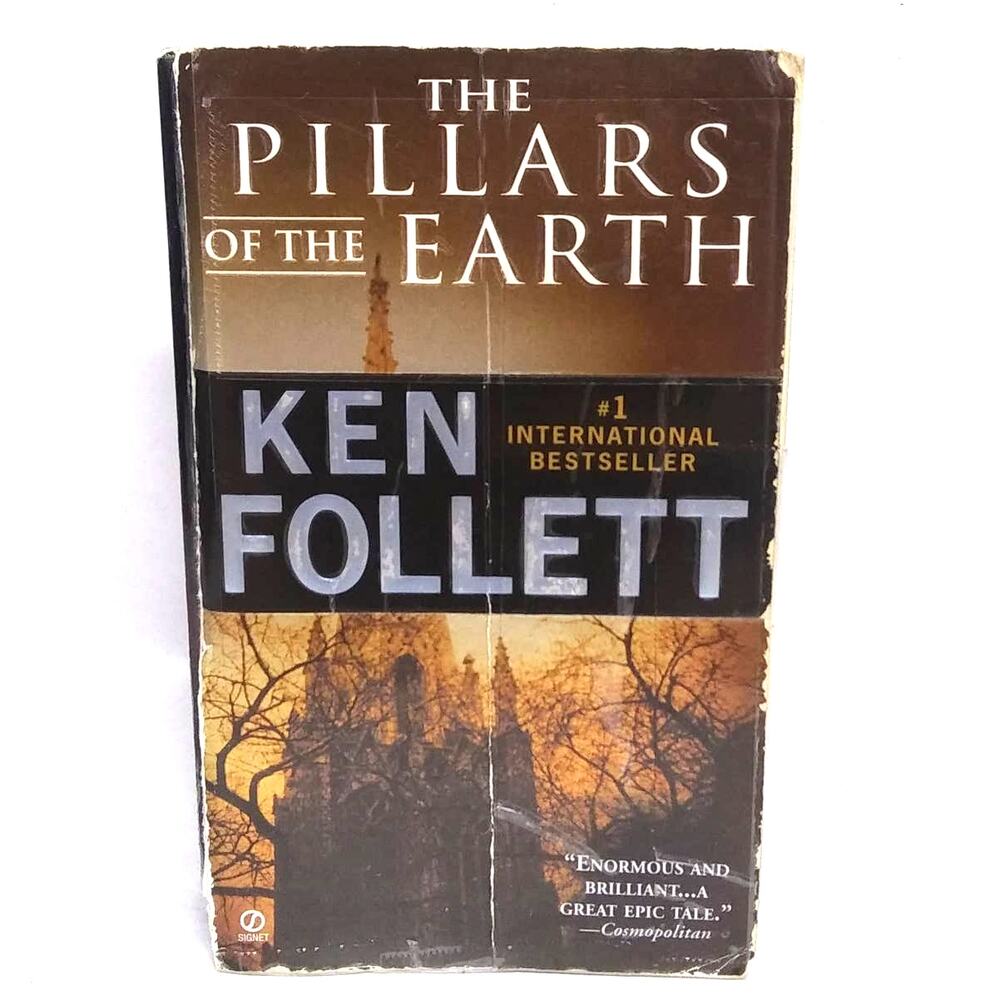 VTG 1989 'The Pillars of the Earth' by Ken Follett - Original Paperback Edition